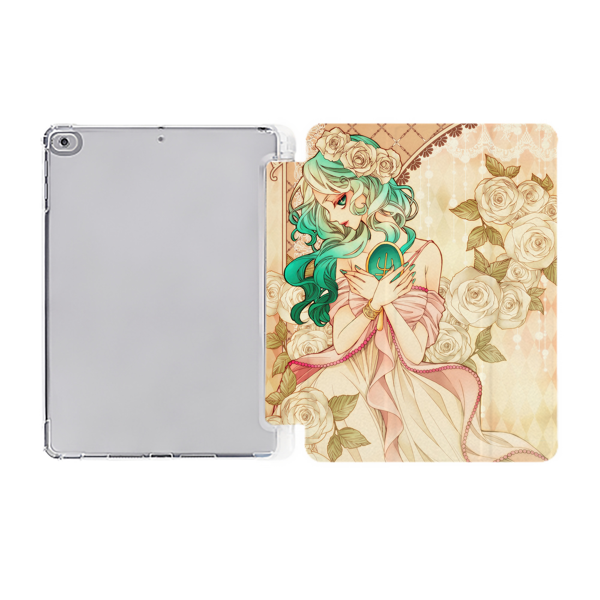 （画像用） 美少女戦士セーラームーン Sailor Moon IPad ケース ペン収納付き 三つ折りスタンド PUレザー×シリコン 対応機種9.5/10.5/10.9インチ